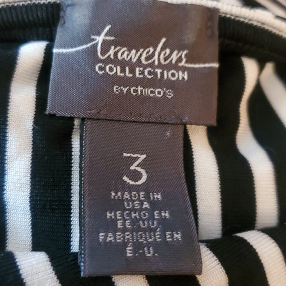 Chicos Travelers Front tie top size 3 or 16 - Picture 6 of 6